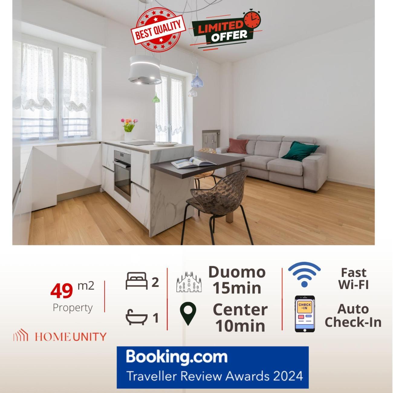 Design Premium Apartment In Center Milan - Homeunity Екстериор снимка